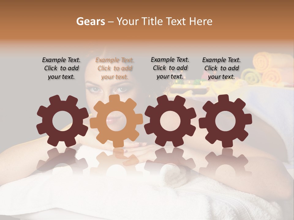 Beautiful Skin Candle PowerPoint Template