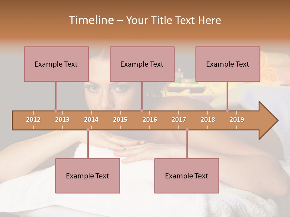 Beautiful Skin Candle PowerPoint Template