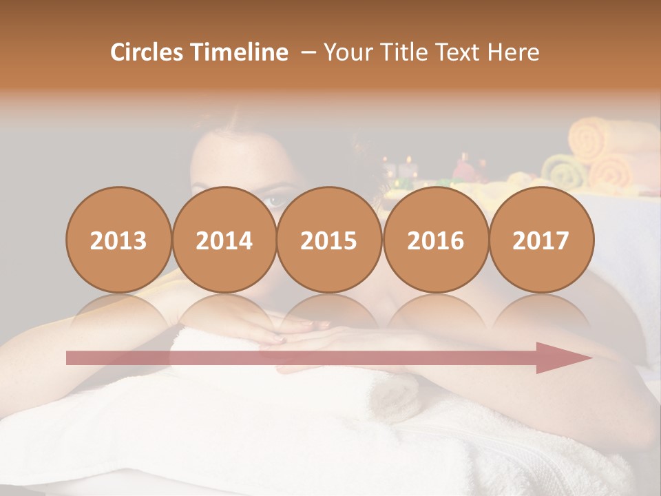 Beautiful Skin Candle PowerPoint Template