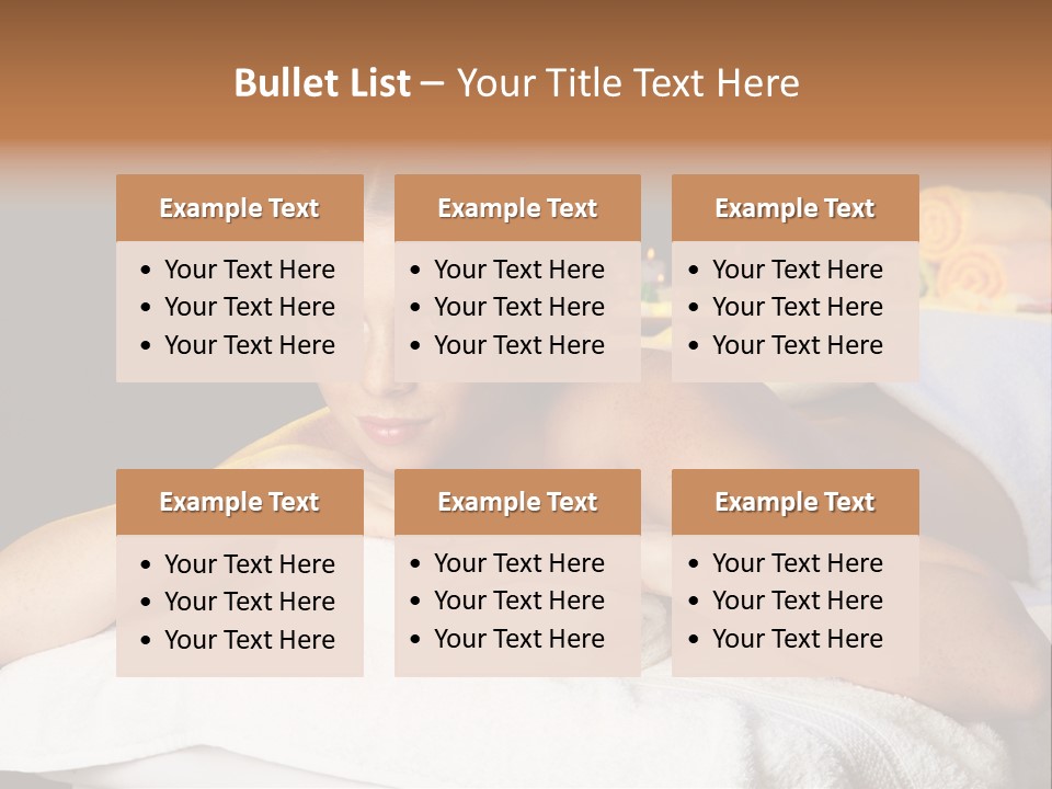 Beautiful Skin Candle PowerPoint Template