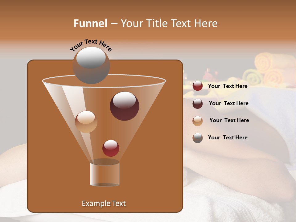 Beautiful Skin Candle PowerPoint Template