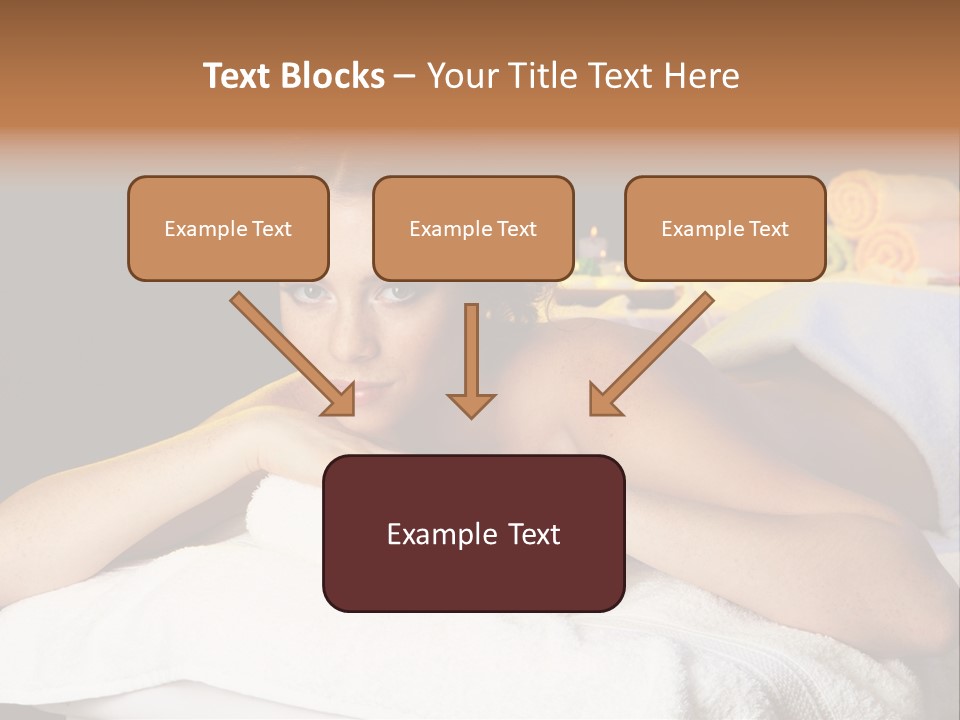 Beautiful Skin Candle PowerPoint Template