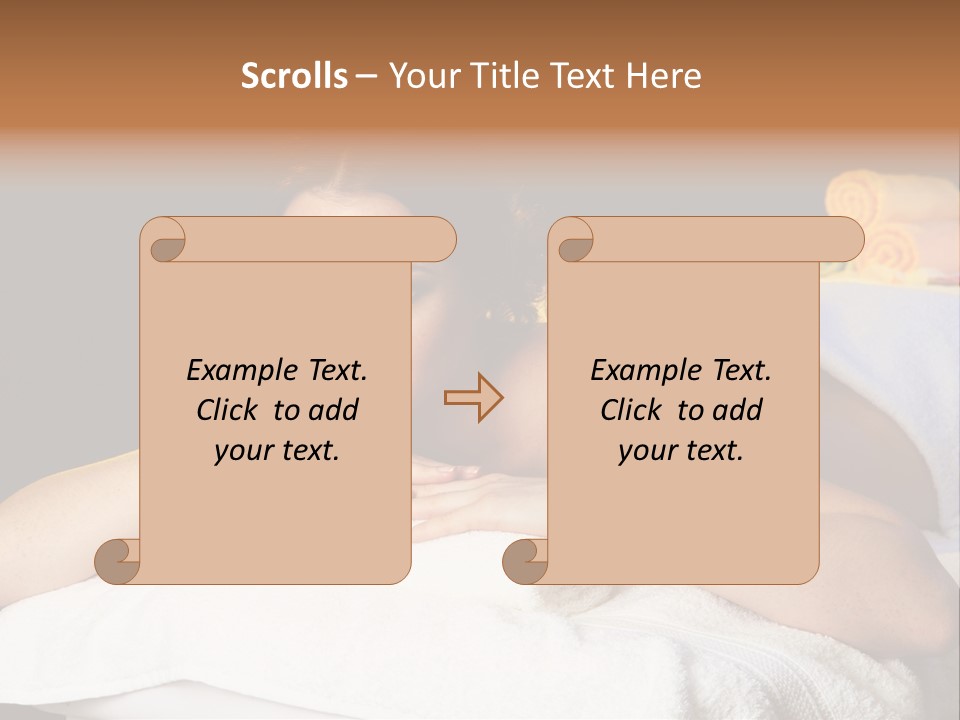 Beautiful Skin Candle PowerPoint Template