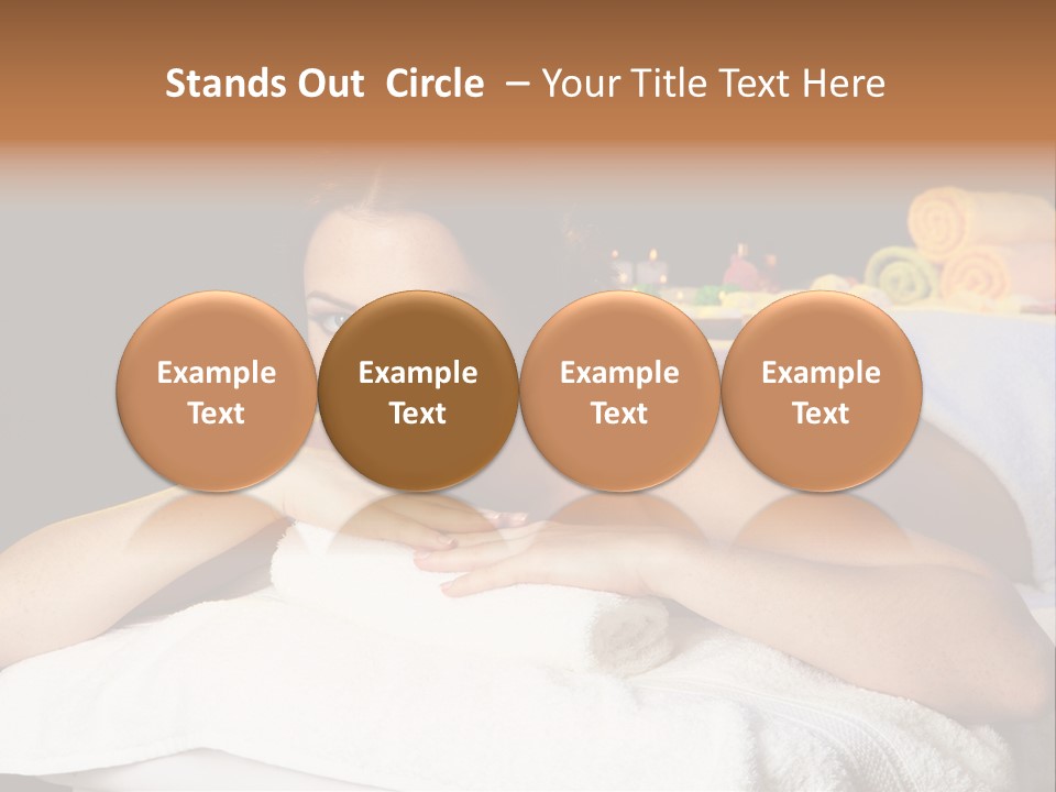 Beautiful Skin Candle PowerPoint Template