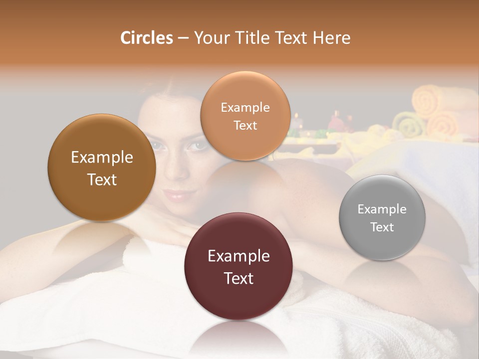 Beautiful Skin Candle PowerPoint Template