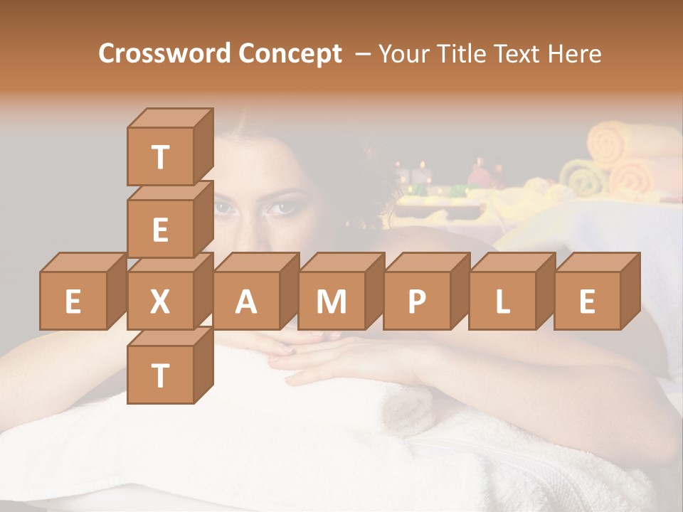 Beautiful Skin Candle PowerPoint Template