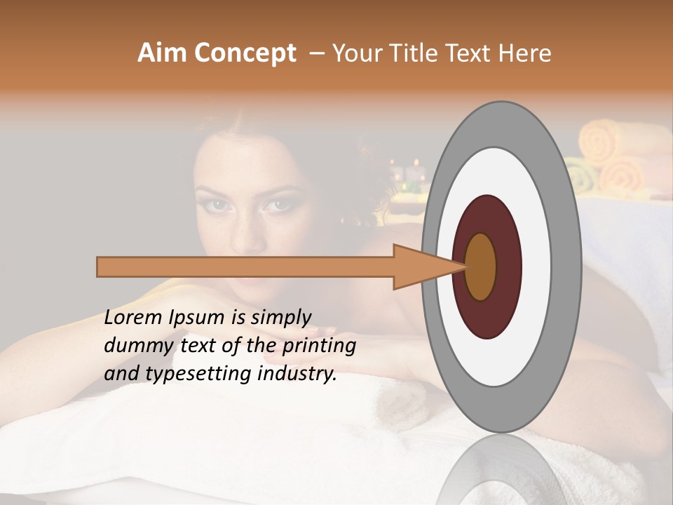 Beautiful Skin Candle PowerPoint Template