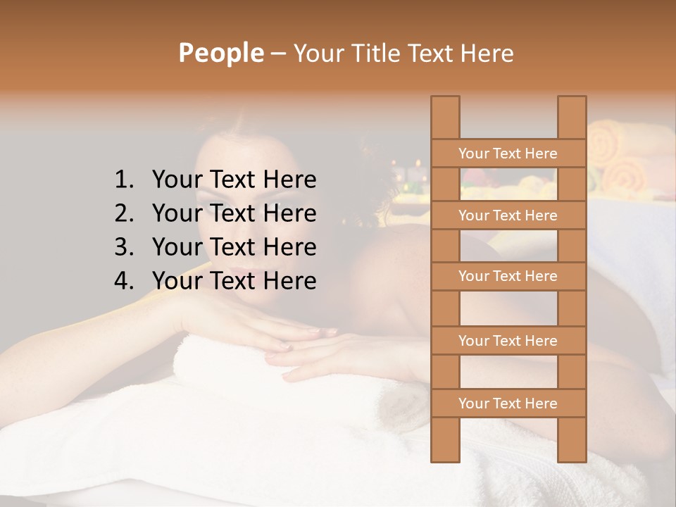 Beautiful Skin Candle PowerPoint Template