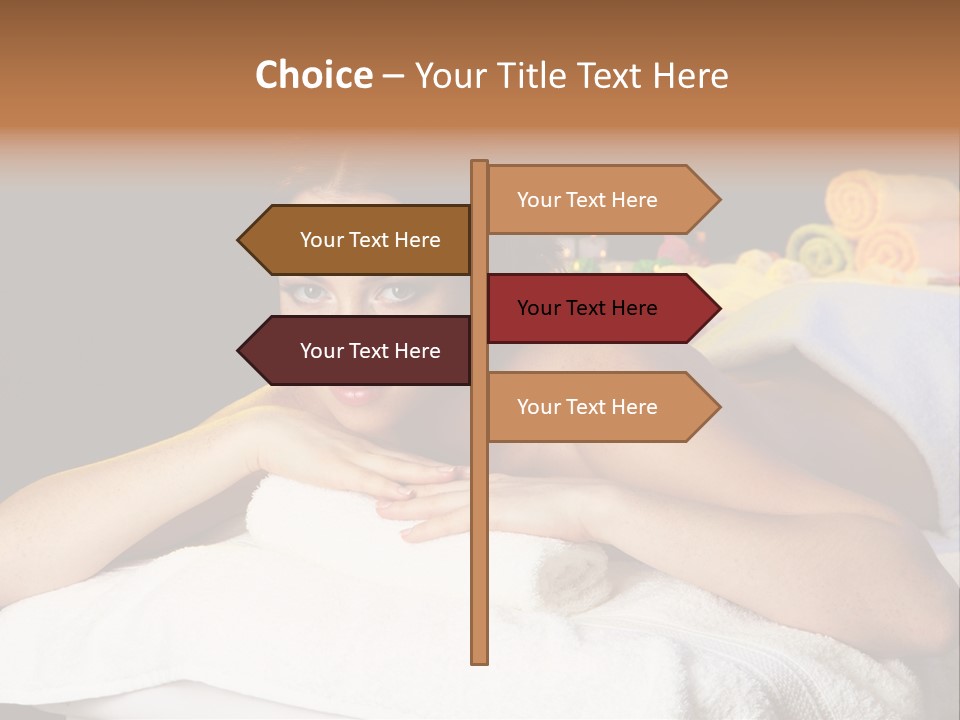 Beautiful Skin Candle PowerPoint Template