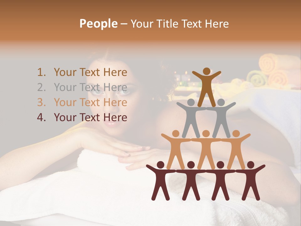 Beautiful Skin Candle PowerPoint Template