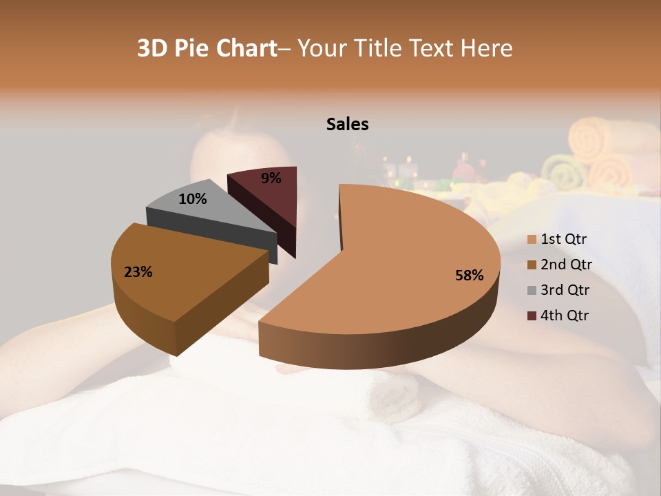 Beautiful Skin Candle PowerPoint Template