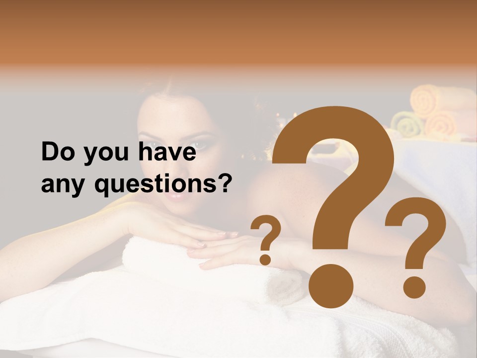 Beautiful Skin Candle PowerPoint Template