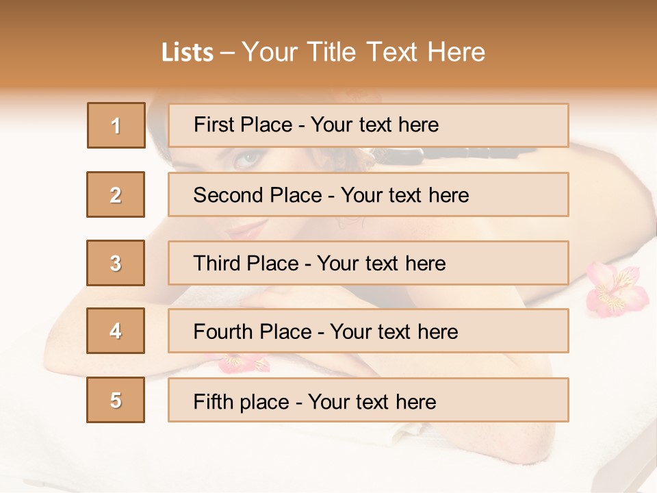 Isolated Cosmetics Consumption PowerPoint Template