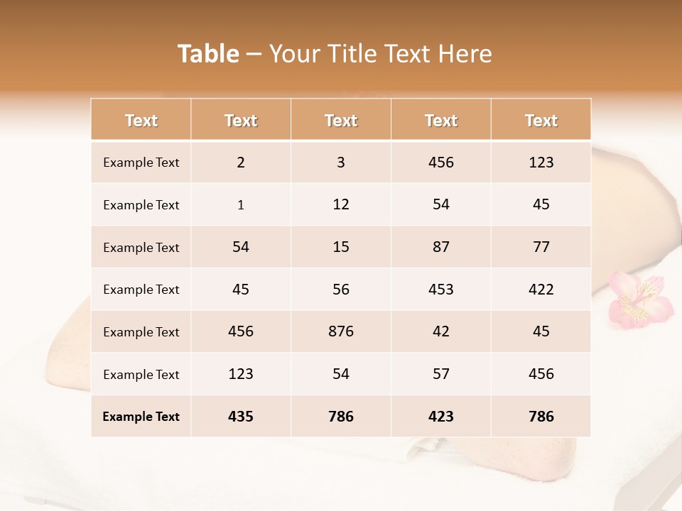 Isolated Cosmetics Consumption PowerPoint Template