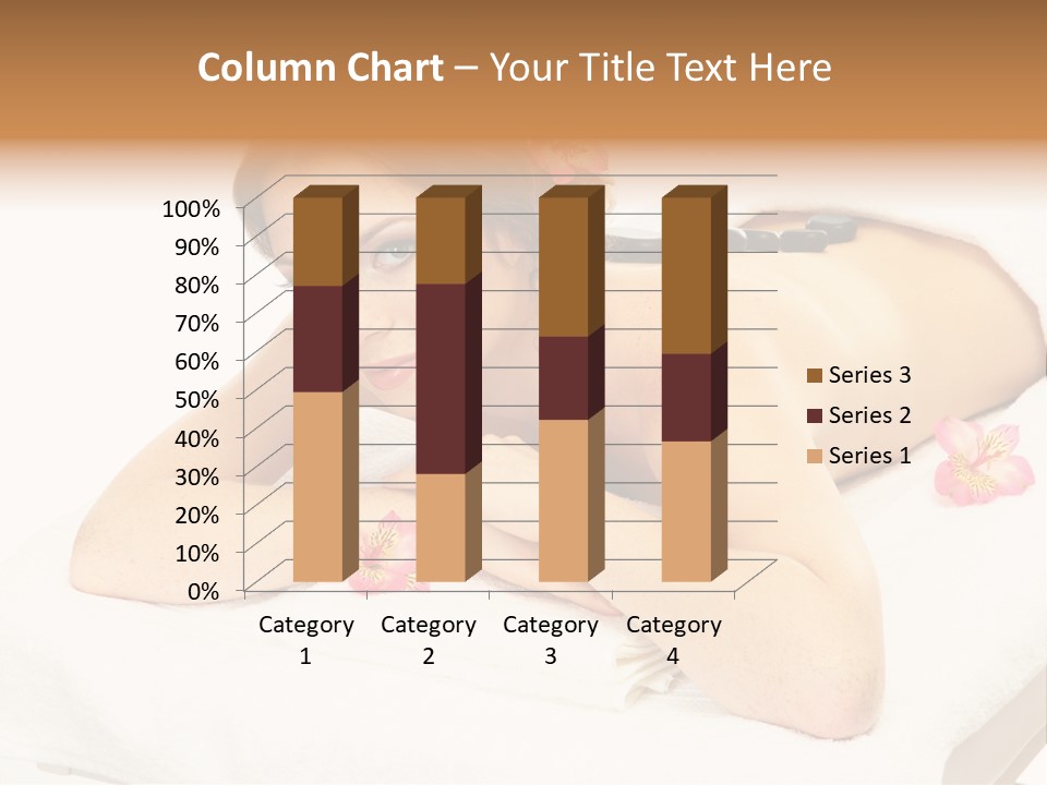 Isolated Cosmetics Consumption PowerPoint Template