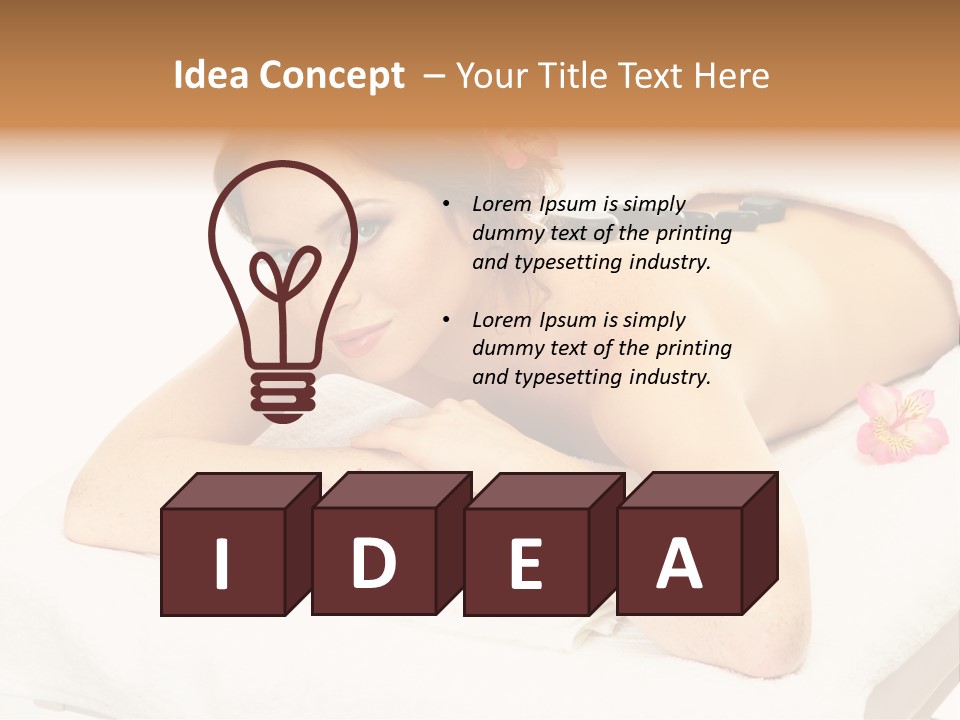 Isolated Cosmetics Consumption PowerPoint Template