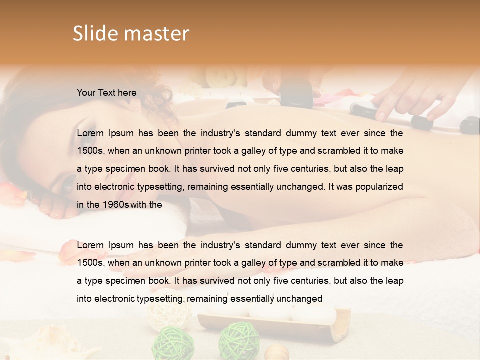 Cosmetics Young Girl PowerPoint Template