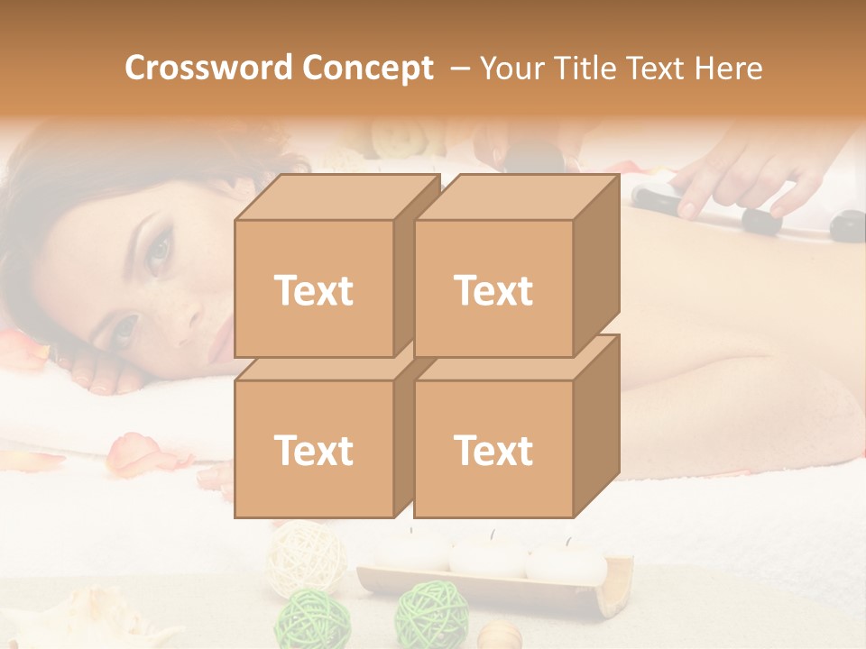 Cosmetics Young Girl PowerPoint Template