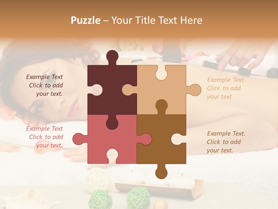 Cosmetics Young Girl PowerPoint Template