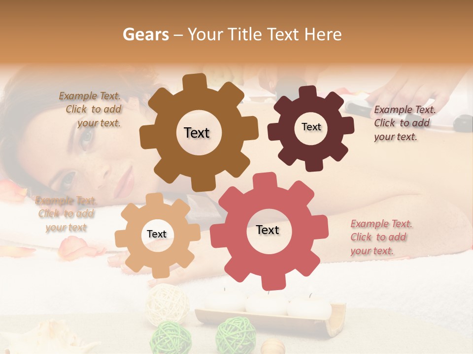 Cosmetics Young Girl PowerPoint Template