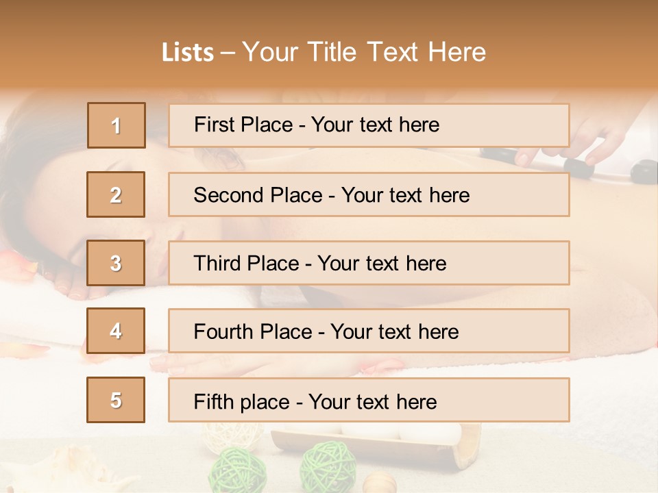 Cosmetics Young Girl PowerPoint Template