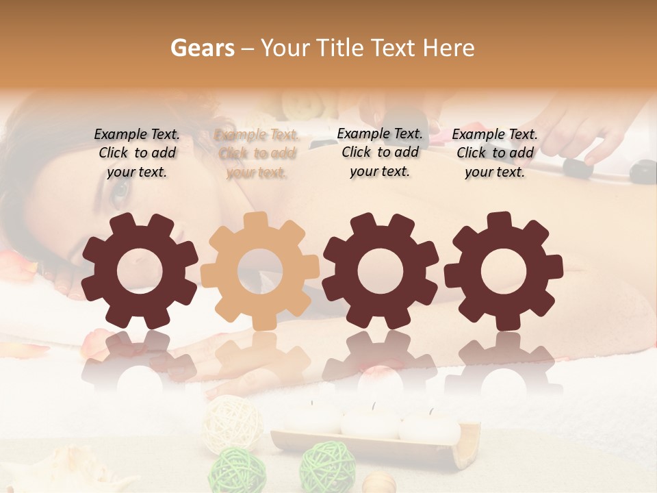 Cosmetics Young Girl PowerPoint Template