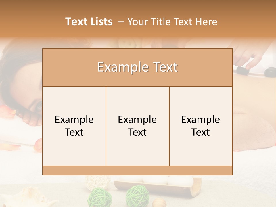 Cosmetics Young Girl PowerPoint Template