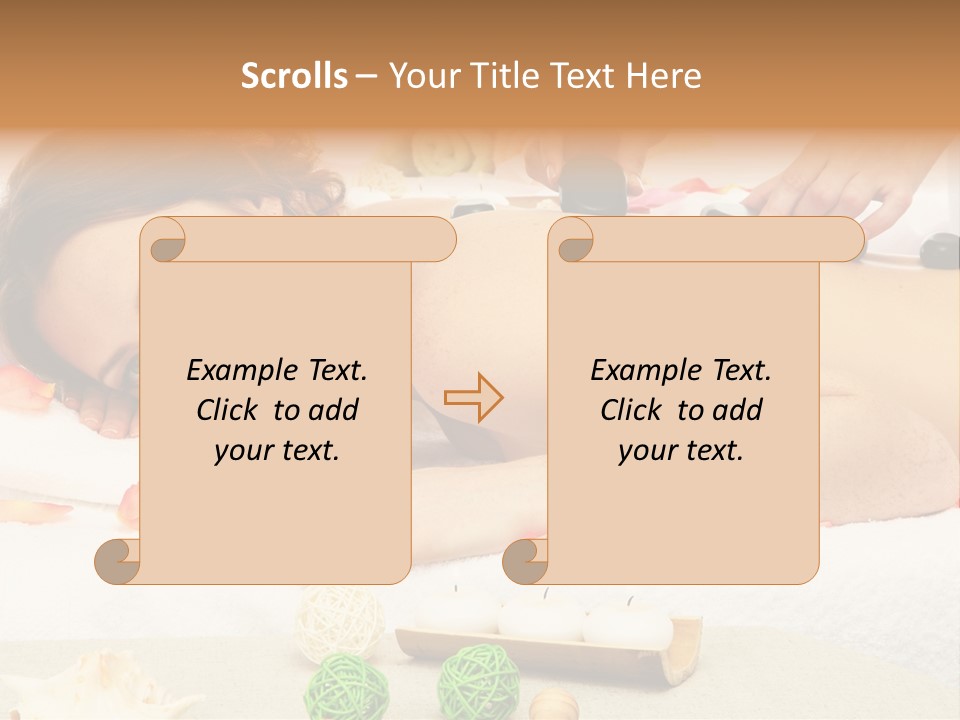 Cosmetics Young Girl PowerPoint Template