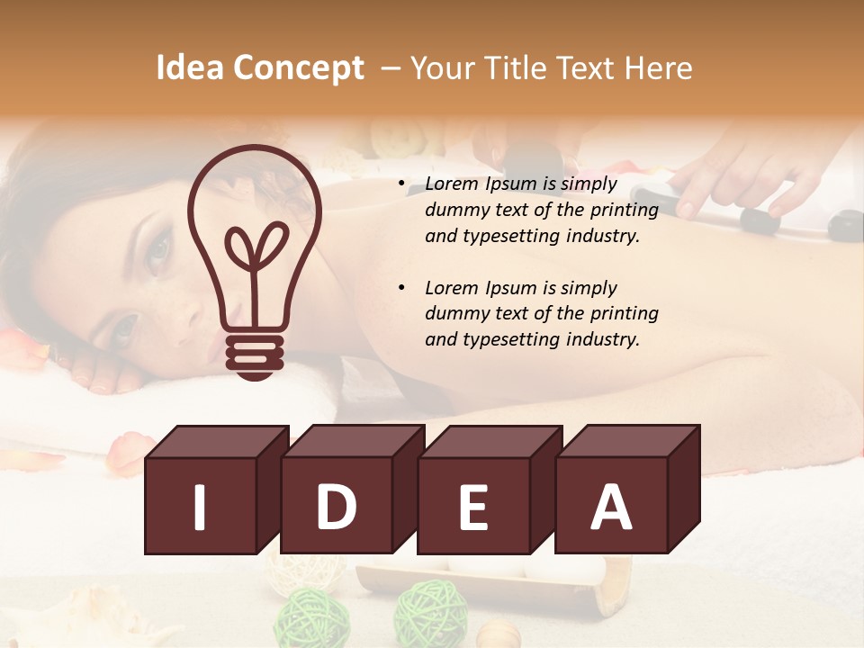 Cosmetics Young Girl PowerPoint Template