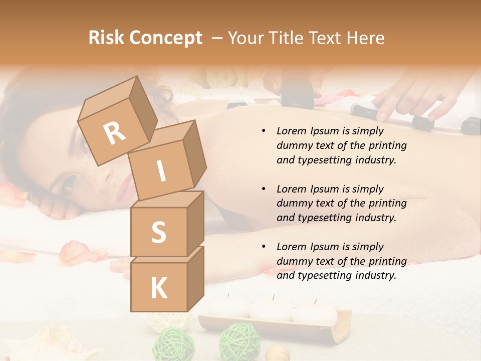 Cosmetics Young Girl PowerPoint Template