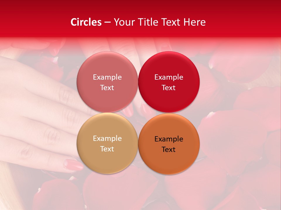 Rose Luxury Hand PowerPoint Template