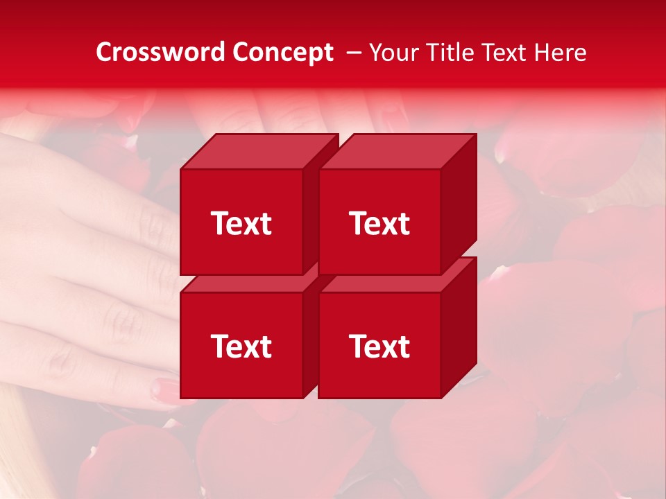 Rose Luxury Hand PowerPoint Template