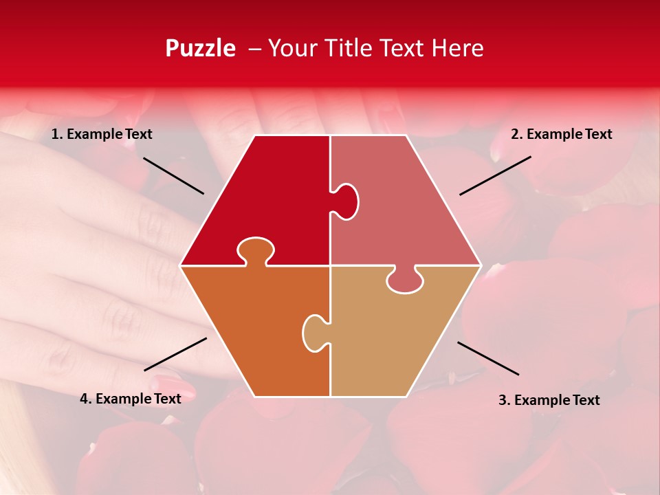 Rose Luxury Hand PowerPoint Template