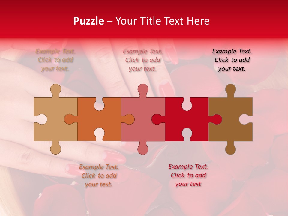 Rose Luxury Hand PowerPoint Template