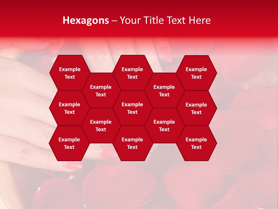 Rose Luxury Hand PowerPoint Template