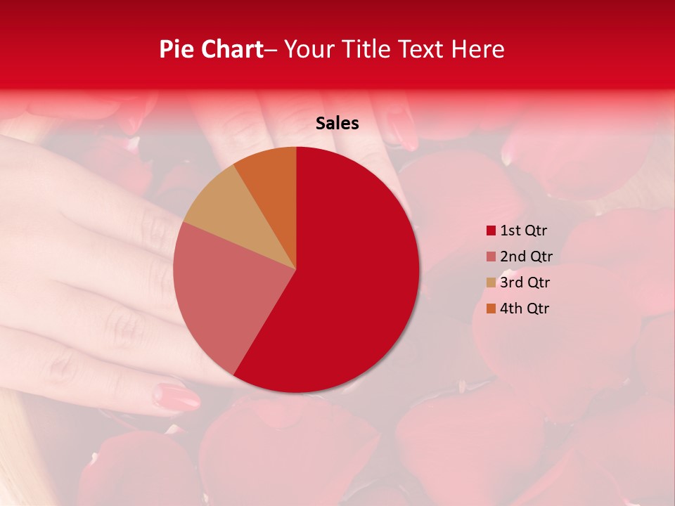 Rose Luxury Hand PowerPoint Template