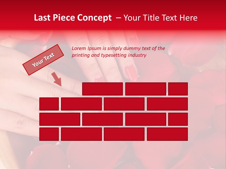 Rose Luxury Hand PowerPoint Template