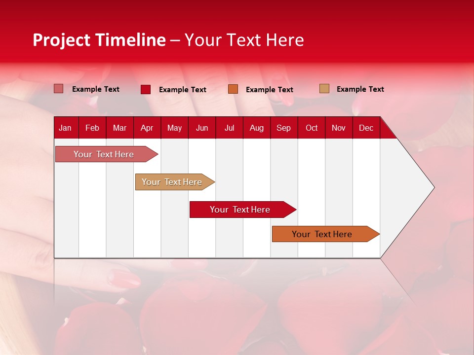 Rose Luxury Hand PowerPoint Template