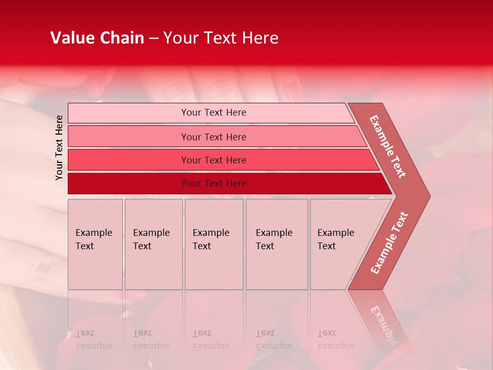 Rose Luxury Hand PowerPoint Template