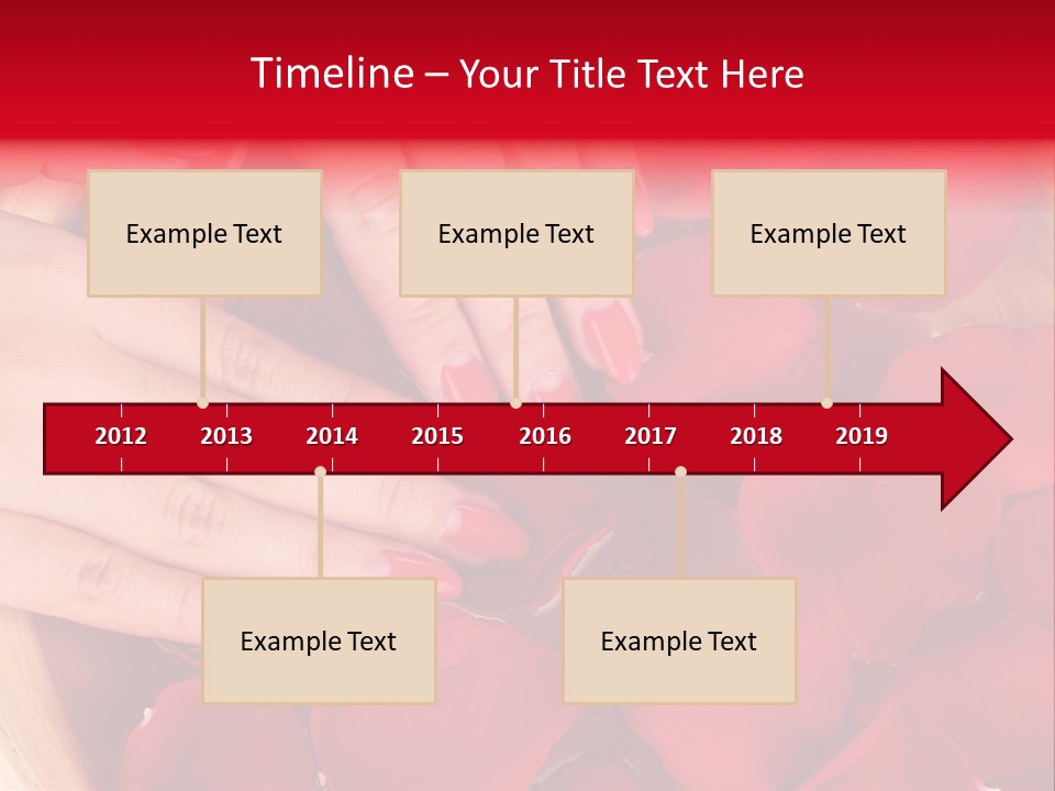 Rose Luxury Hand PowerPoint Template