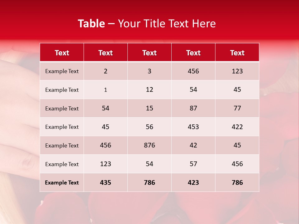 Rose Luxury Hand PowerPoint Template