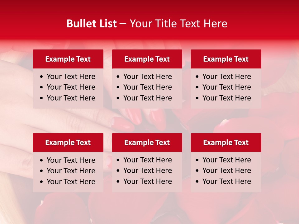 Rose Luxury Hand PowerPoint Template