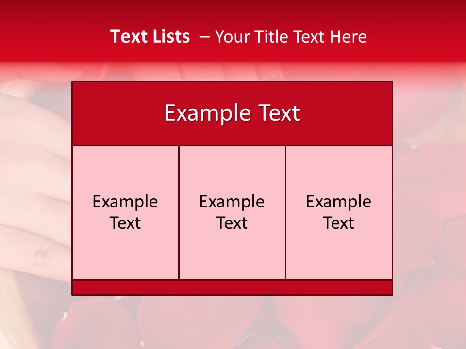Rose Luxury Hand PowerPoint Template