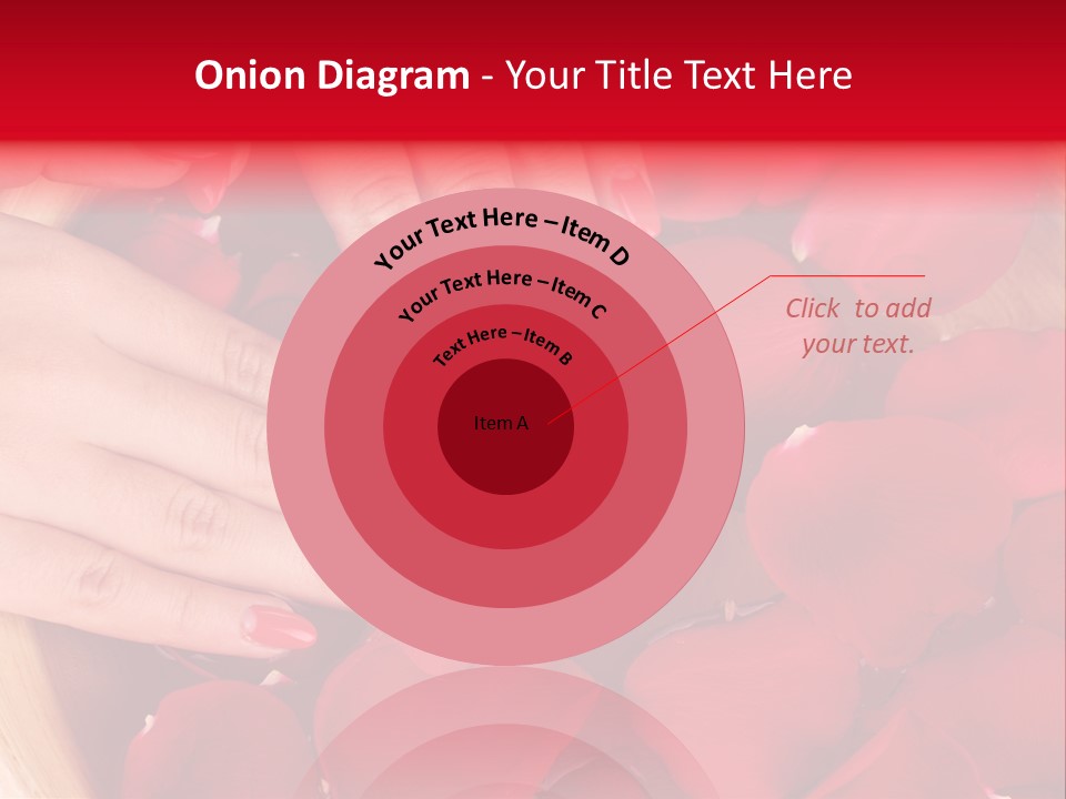 Rose Luxury Hand PowerPoint Template