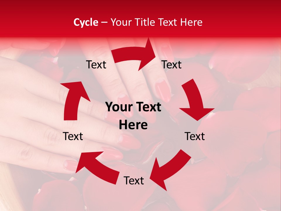 Rose Luxury Hand PowerPoint Template