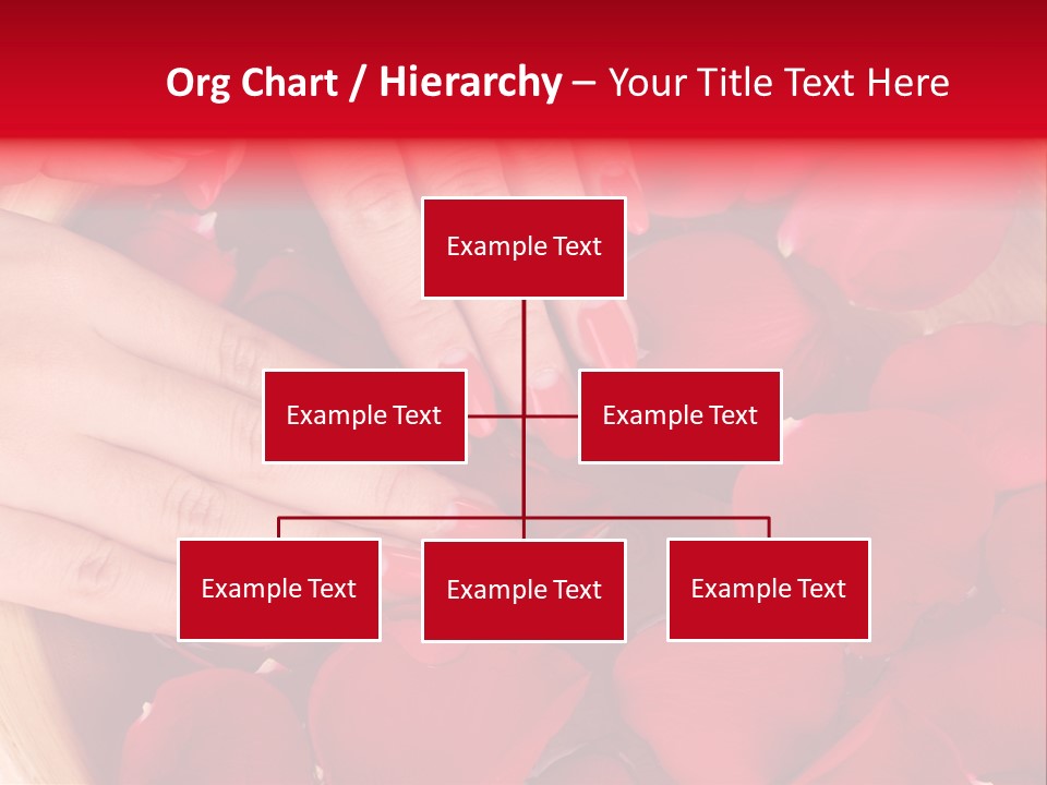 Rose Luxury Hand PowerPoint Template