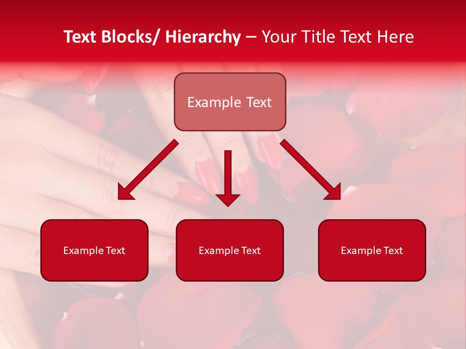 Rose Luxury Hand PowerPoint Template