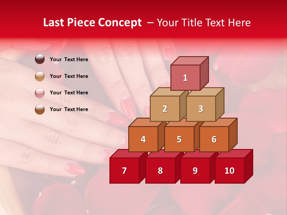 Rose Luxury Hand PowerPoint Template