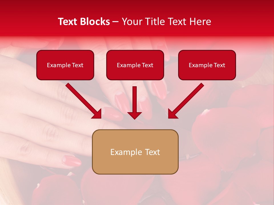 Rose Luxury Hand PowerPoint Template