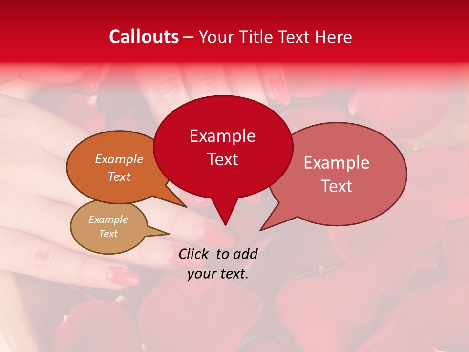 Rose Luxury Hand PowerPoint Template